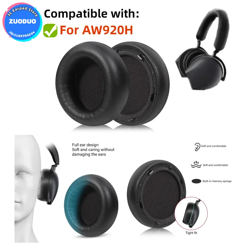 Ear Pads Headphone Earpads For Alienware AW920H Ear Pads Headphone Earpad Replacement Cushions Cover Earmuff
Ear Pads Headphone Earpads For Alienware AW920H Ear Pads Headphone Earpad Replacement Cushions Cover Earmuff