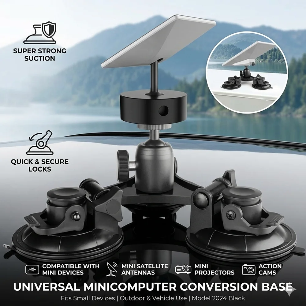 Крепление на три присоски для Starlink Mini 2024 180 ° Регулируемый кронштейн для крепления на крышу автомобиля, высокоскоростной стабильный держатель для автодомов и фургонов
Крепление на три присоски для Starlink Mini 2024 180 ° Регулируемый кронштейн для крепления на крышу автомобиля, высокоскоростной стабильный держатель для автодомов и фургонов