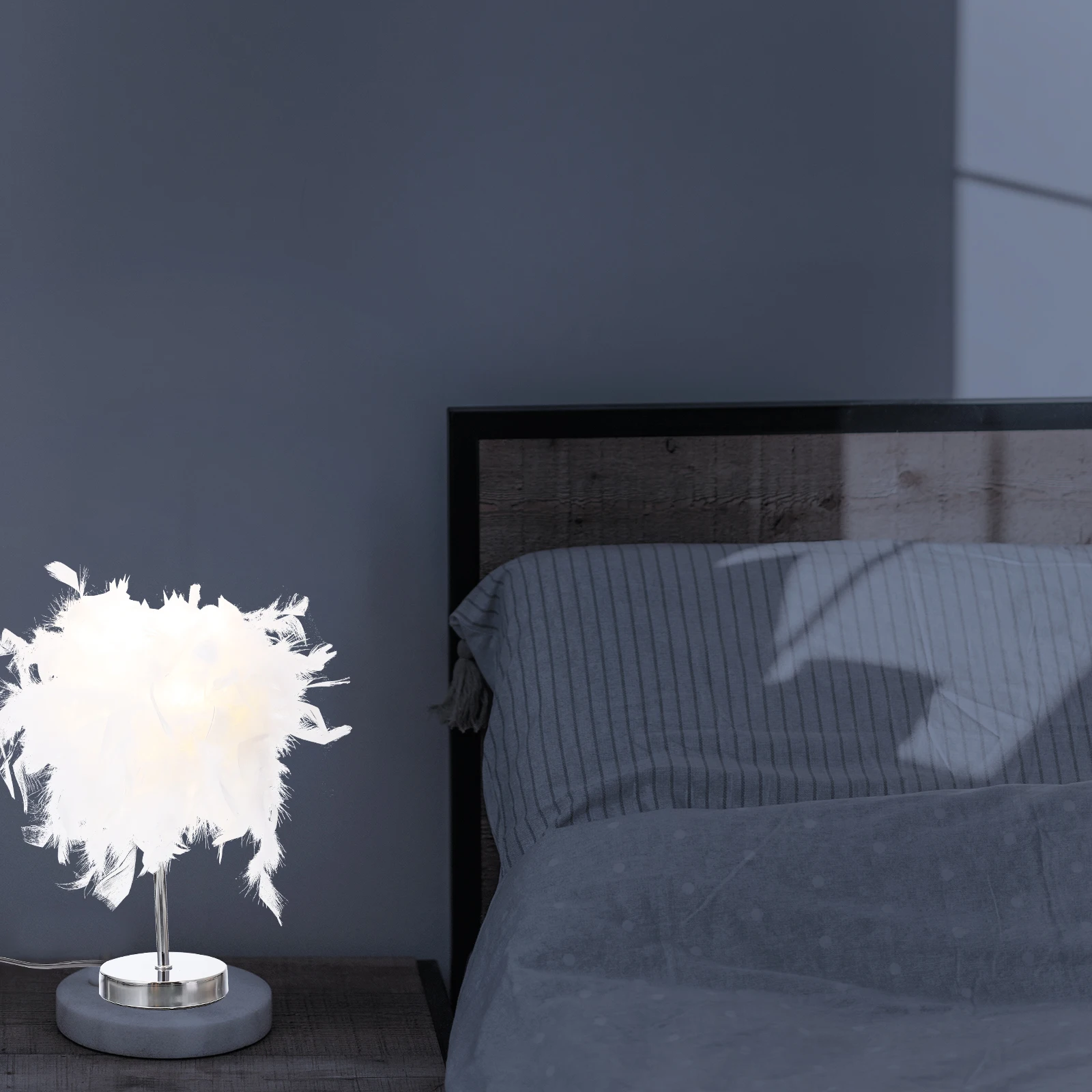Table Lamp Simple Decorative Bedroom Night Light Desk Lamps Warm Lighting Design Metal Material
Table Lamp Simple Decorative Bedroom Night Light Desk Lamps Warm Lighting Design Metal Material