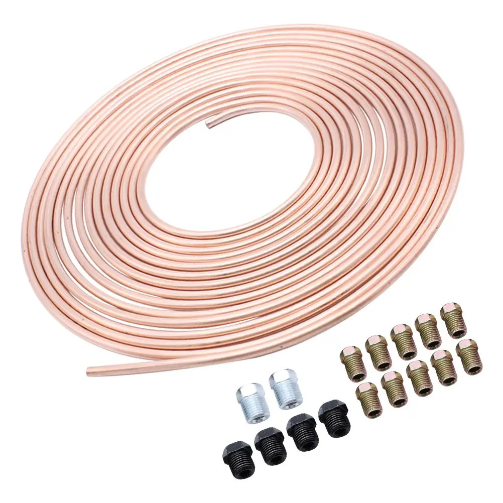Nickel Tube 3 16 OD 25ft Coil Car Brake Tubing Coil Vehicle Flexible Auto Brake Disk Lock Motorcycle Accessories
Nickel Tube 3 16 OD 25ft Coil Car Brake Tubing Coil Vehicle Flexible Auto Brake Disk Lock Motorcycle Accessories