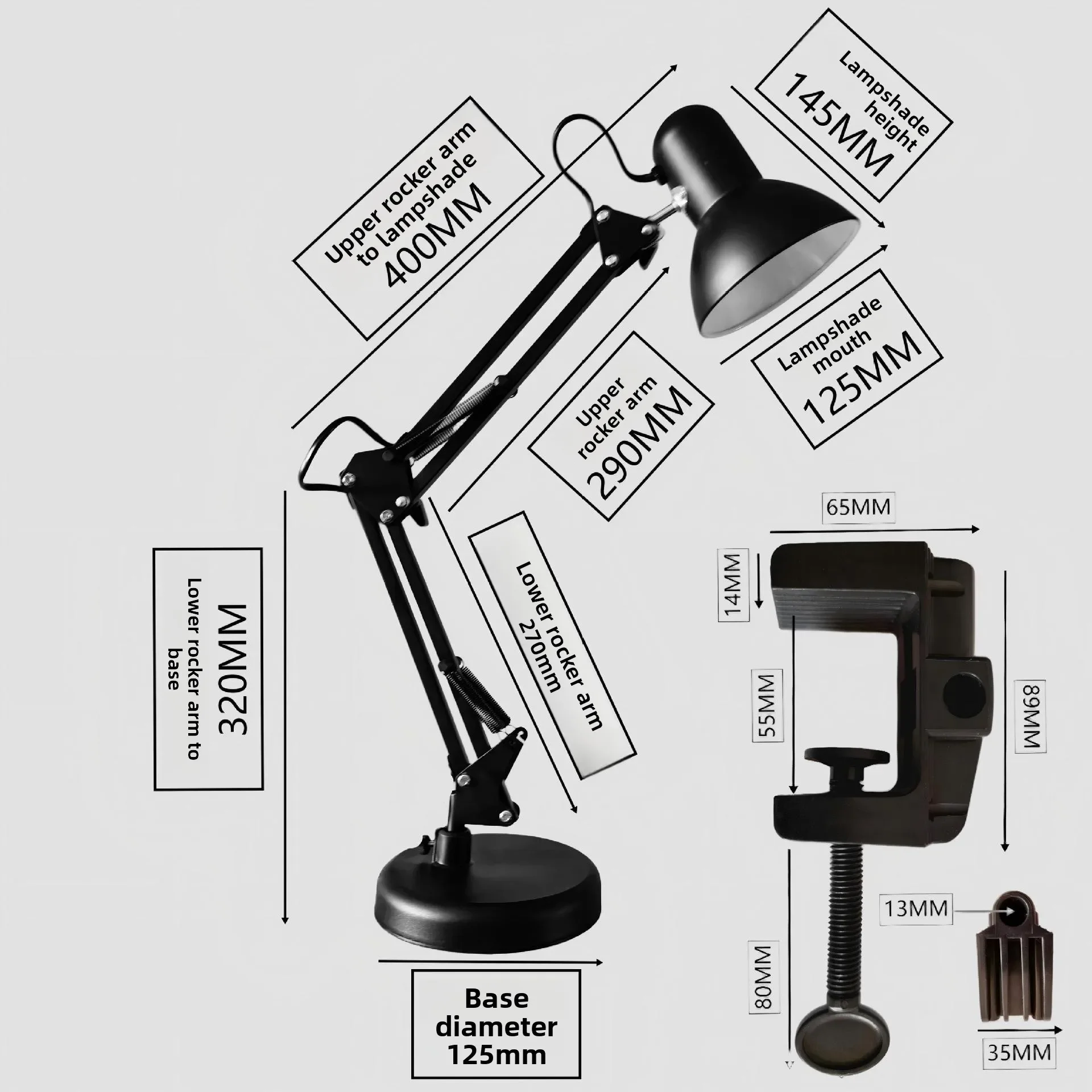 Practical Classic Practical Classic Long Arm Manicure and Eyelashes Desk Lamp Shooting Eye Protection Clip Desktop Tattoo Repai
Practical Classic Practical Classic Long Arm Manicure and Eyelashes Desk Lamp Shooting Eye Protection Clip Desktop Tattoo Repai
