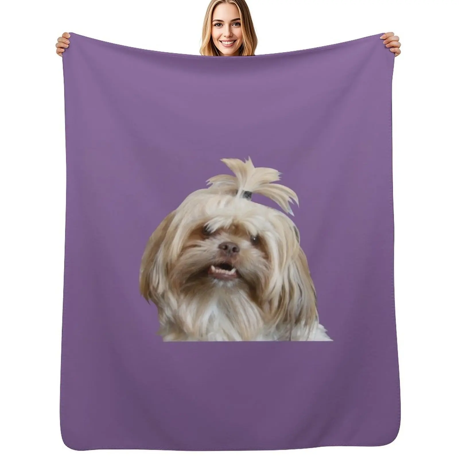 Cute Shih Tzu Throw Blanket Soft bed plaid Flannels Bed covers Blankets 
Cute Shih Tzu Throw Blanket Soft bed plaid Flannels Bed covers Blankets