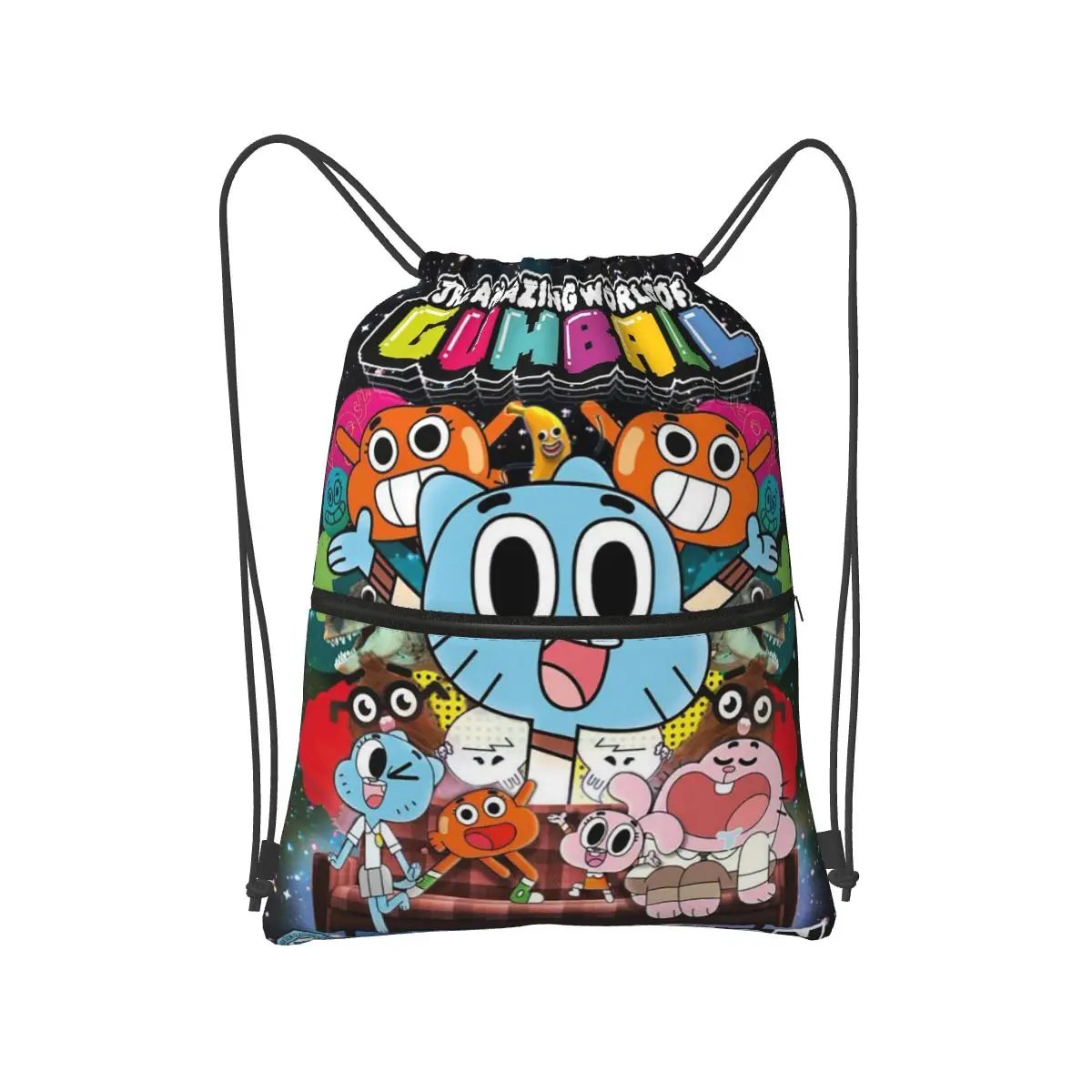 The Amazing World Of Gumball Cartoon Backpacks Fashion Drawstring Bags Sundries Bag Book Bags for Travel School
The Amazing World Of Gumball Cartoon Backpacks Fashion Drawstring Bags Sundries Bag Book Bags for Travel School