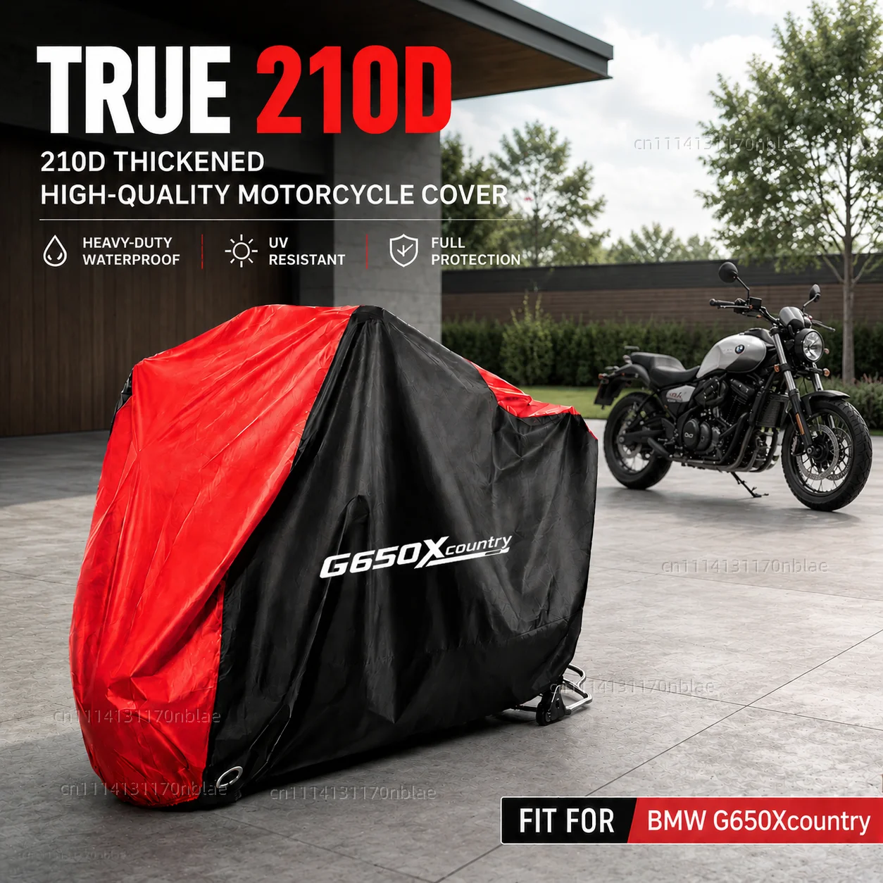 For BMW G650Xcountry 2006-2012 210D Motorcycle Cover Waterproof Fabric All Season Dustproof UV Protection Moto Rain Cover
For BMW G650Xcountry 2006-2012 210D Motorcycle Cover Waterproof Fabric All Season Dustproof UV Protection Moto Rain Cover