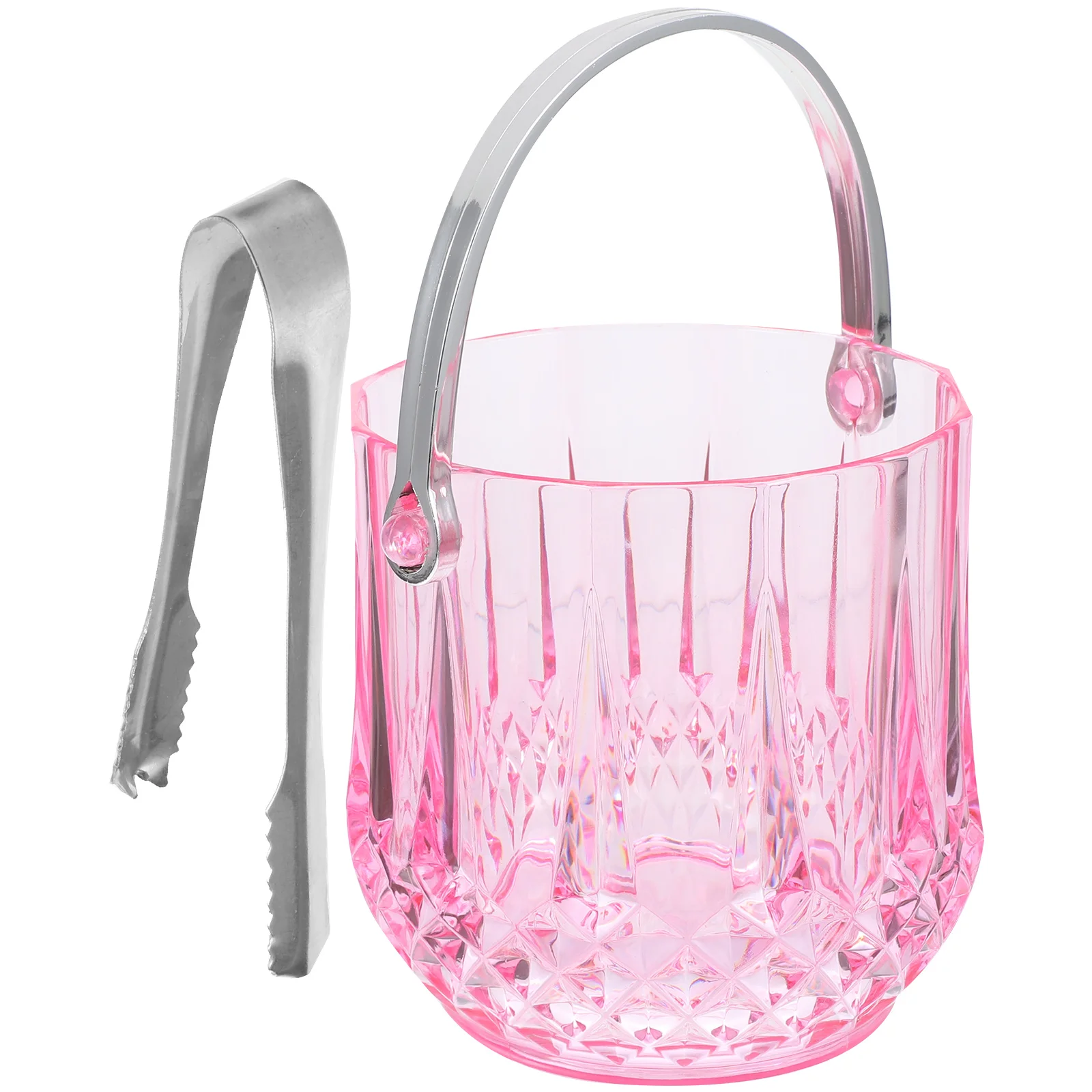 Home Party Small Ice Bucket Clip Set Container KTV Beer Reusable Desktop Clear Cube Bar Supply Plastic with Lid
Home Party Small Ice Bucket Clip Set Container KTV Beer Reusable Desktop Clear Cube Bar Supply Plastic with Lid