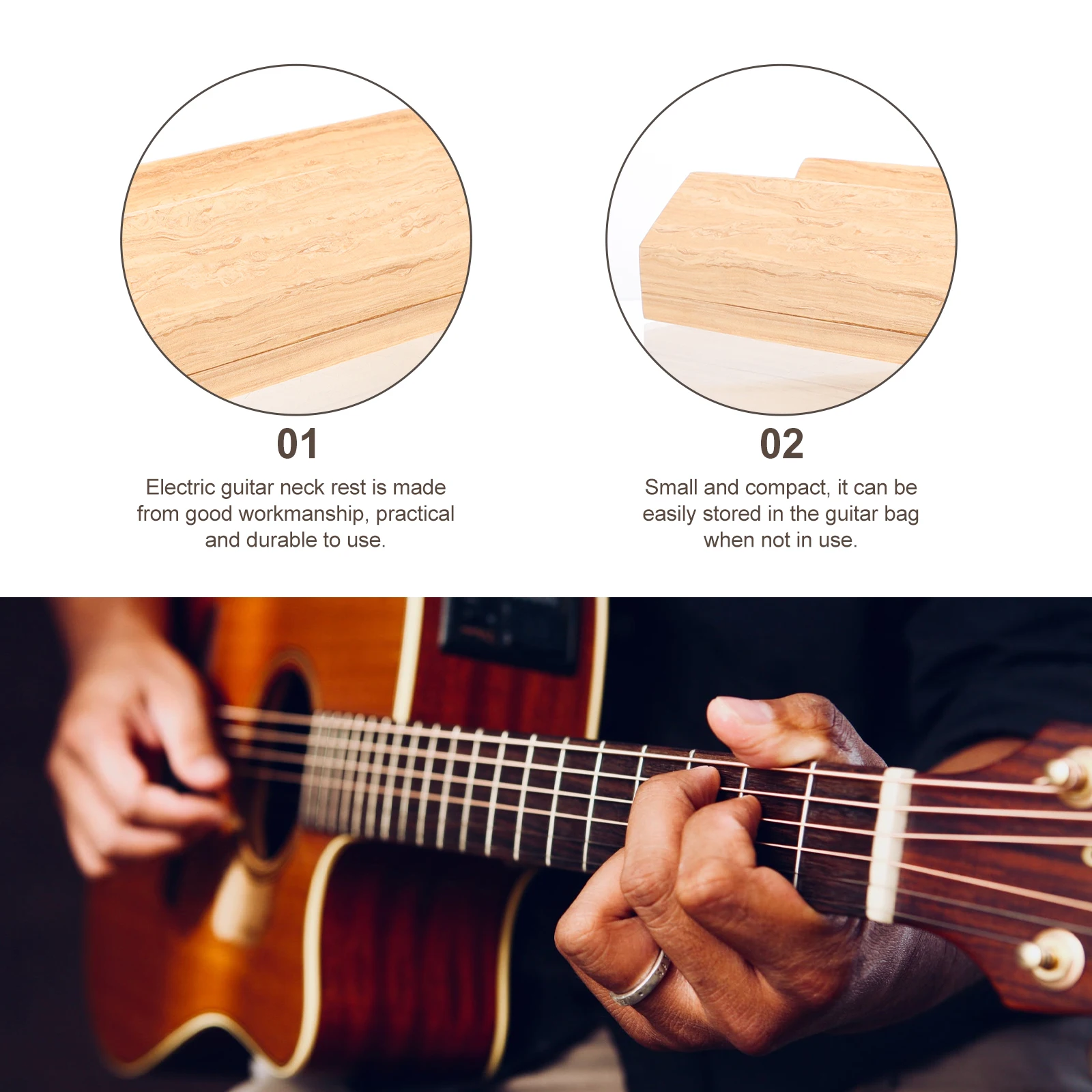 Guitar Nut Neck Rest Durable EVA Material Tight String Lock Guitar Support Bracket Stand Music Instrument Accessory
Guitar Nut Neck Rest Durable EVA Material Tight String Lock Guitar Support Bracket Stand Music Instrument Accessory