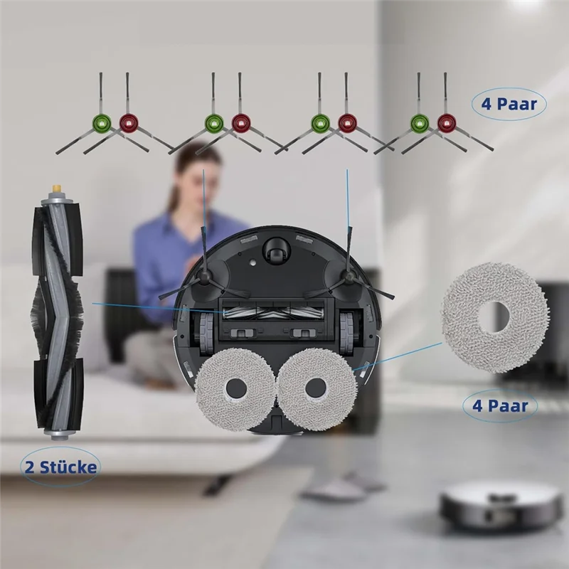 AEE4-Accessories For Ecovacs DEEBOT X1 Omni, X1E Omni,Replacement Parts For Ecovacs Deebot X1 Turbo Vacuum Cleaner
AEE4-Accessories For Ecovacs DEEBOT X1 Omni, X1E Omni,Replacement Parts For Ecovacs Deebot X1 Turbo Vacuum Cleaner