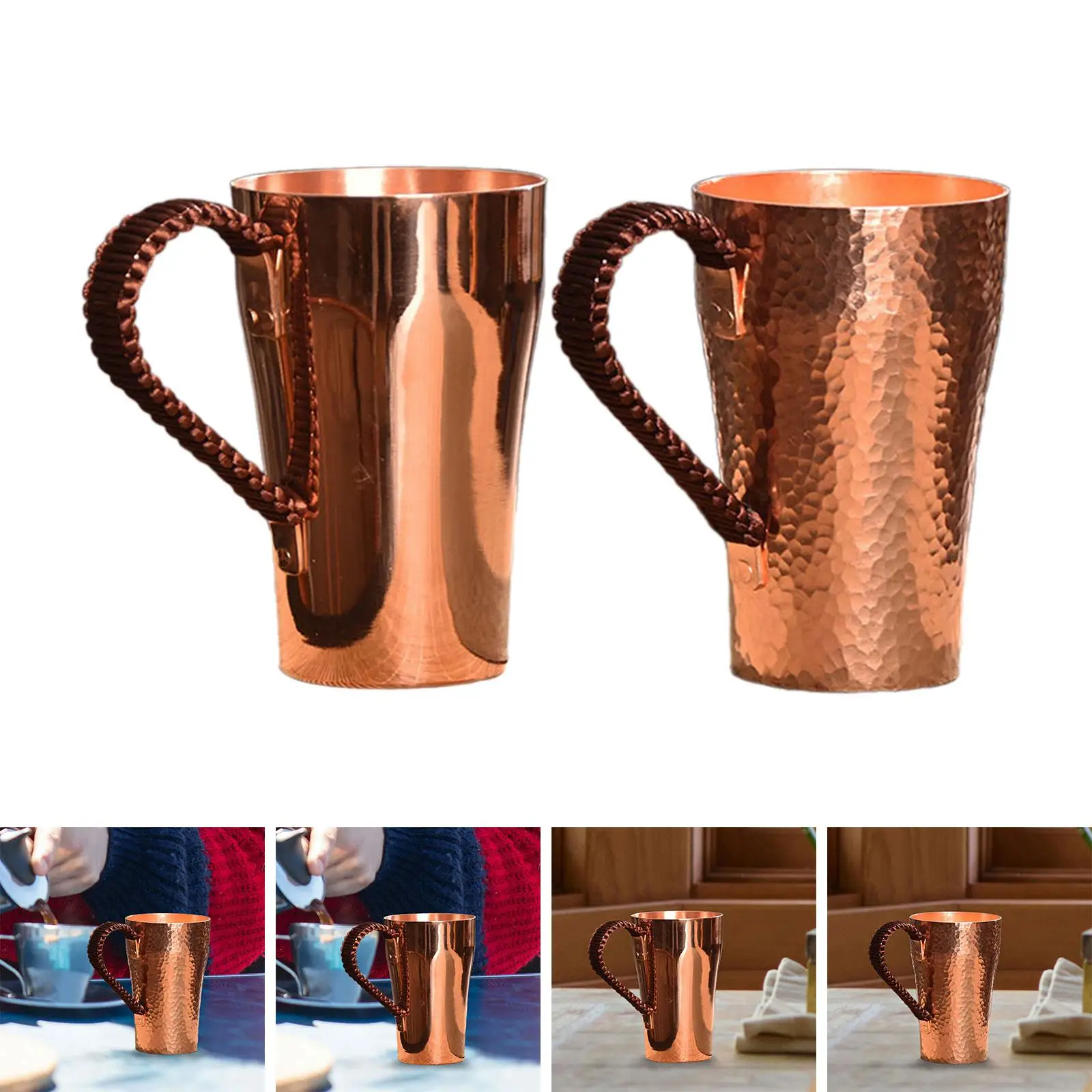 Copper Coffee Mug Handmade Pure Copper Cup Sturdy Easy Clean Copper Tea Cup 400ml Water Mug Drinkware for Beverage Hosuehold
Copper Coffee Mug Handmade Pure Copper Cup Sturdy Easy Clean Copper Tea Cup 400ml Water Mug Drinkware for Beverage Hosuehold