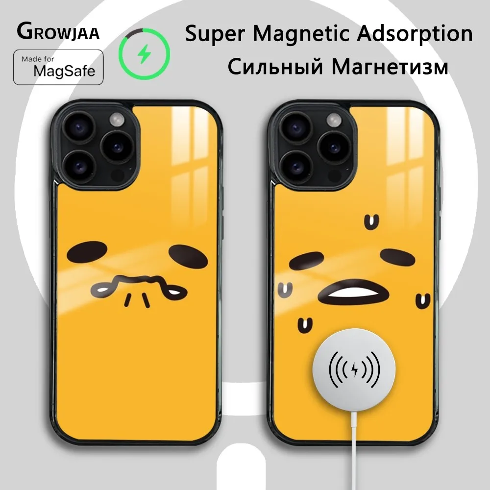 MINISO Gudetama Yellow Egg Magsafe Phone Case For iPhone 15 14 13 12 11 Pro Max Plus Mini Mirror Wireless Magnetic Cover
MINISO Gudetama Yellow Egg Magsafe Phone Case For iPhone 15 14 13 12 11 Pro Max Plus Mini Mirror Wireless Magnetic Cover