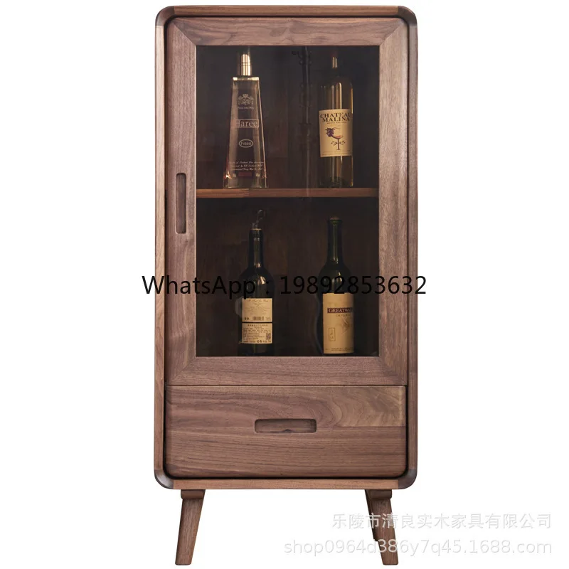 LYY Nordic TV Side Cabinet Living Room Solid Wood Glass Door Side Cabinet Small Wine Cabinet Wall-Mounted North American
LYY Nordic TV Side Cabinet Living Room Solid Wood Glass Door Side Cabinet Small Wine Cabinet Wall-Mounted North American