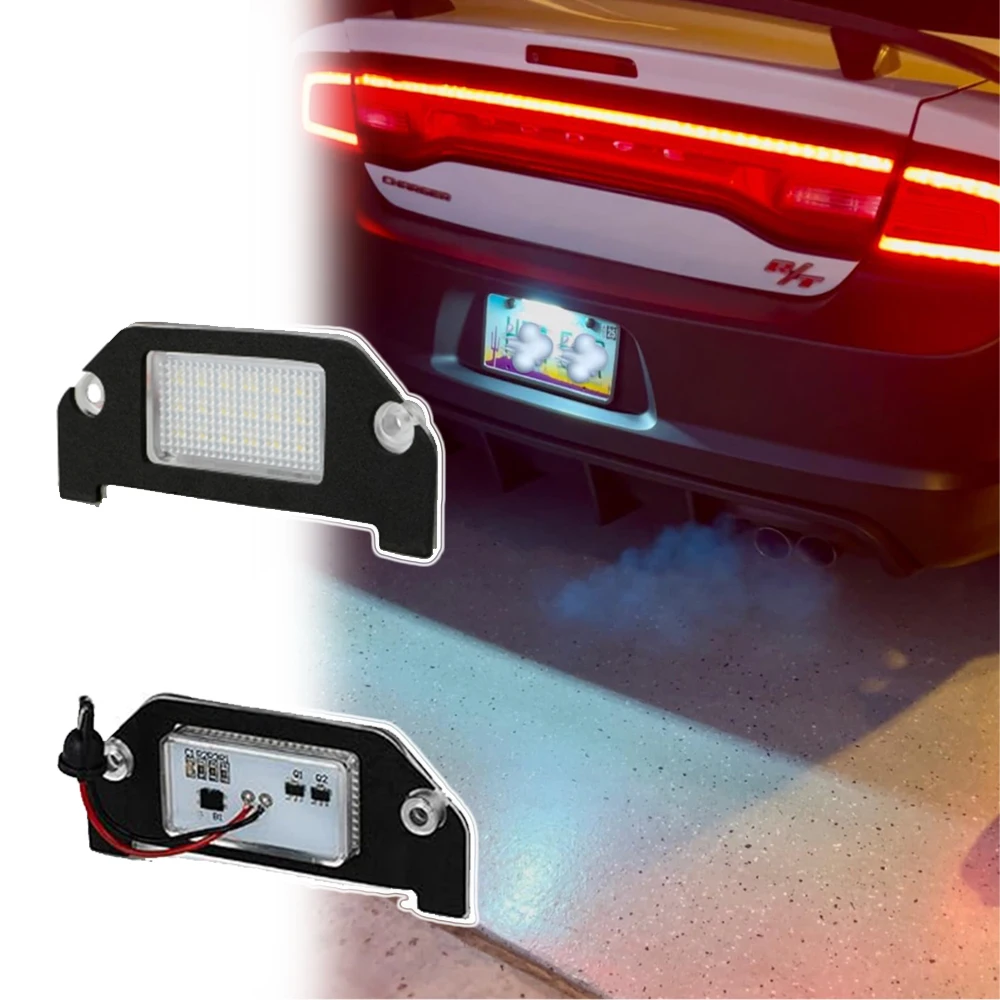 18SMD 6000K White LED Tail Number Plate Light Tag Warning Lamp for Dodge Challenger Avenger Charger Magnum Dart Chrysler 300
18SMD 6000K White LED Tail Number Plate Light Tag Warning Lamp for Dodge Challenger Avenger Charger Magnum Dart Chrysler 300