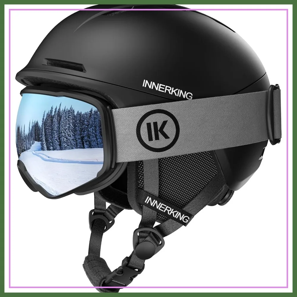 Snowboard Helmet Set with Ski Goggles, Lightweight Protective Gear for Men Women Adults
Snowboard Helmet Set with Ski Goggles, Lightweight Protective Gear for Men Women Adults