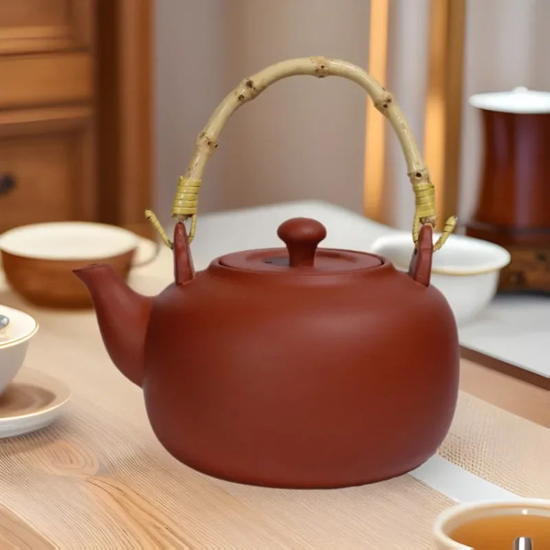 Portable zen tea infuser 850ml Ceramic tea pot set Charcoal stove boil tea kettle Chinese Kungfu teapot Handmade ceramic teaware
Portable zen tea infuser 850ml Ceramic tea pot set Charcoal stove boil tea kettle Chinese Kungfu teapot Handmade ceramic teaware