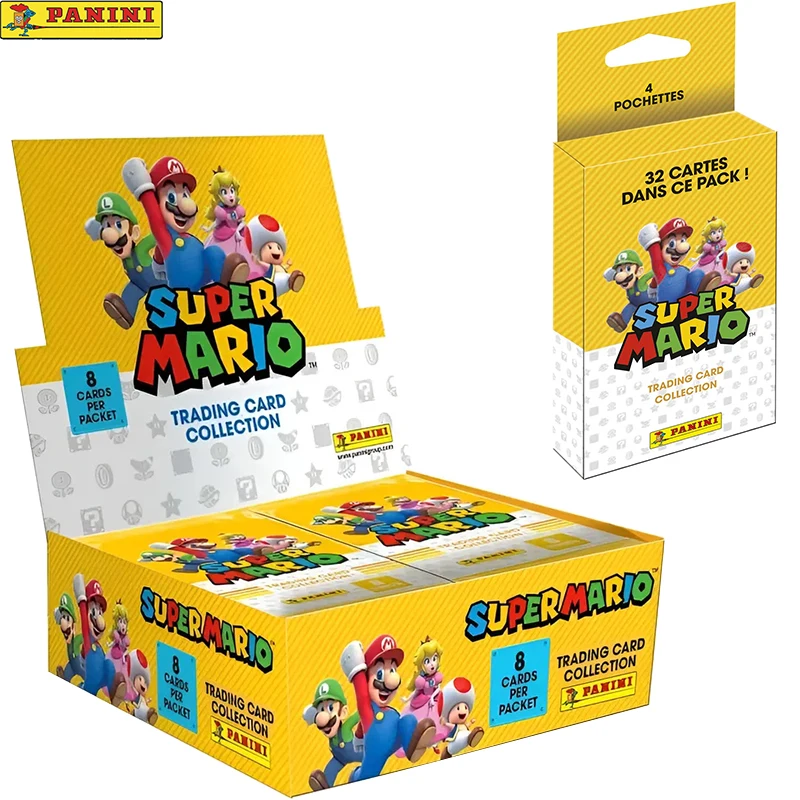 New Panini Super Mario Trading Collection Cards Boosters Mini Blister Pack De 4 Fundas Limited in Stock FAST SHIPPING
New Panini Super Mario Trading Collection Cards Boosters Mini Blister Pack De 4 Fundas Limited in Stock FAST SHIPPING