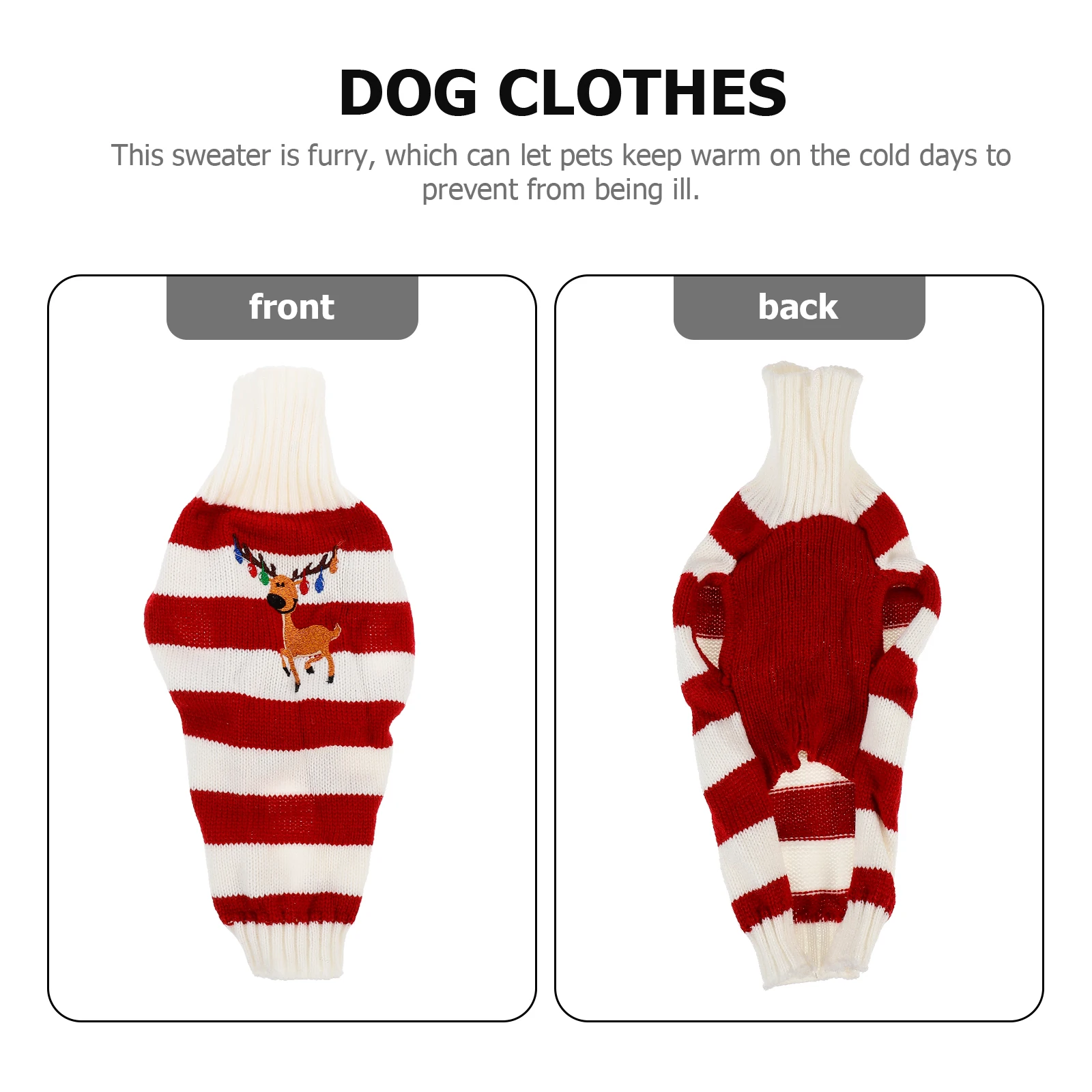 Festive Holiday Christmas Sweater Knit Pullover Costume Cozy Warm Puppy Clothing Size Pet Clothes Dog Clothes Pet Sweater
Festive Holiday Christmas Sweater Knit Pullover Costume Cozy Warm Puppy Clothing Size Pet Clothes Dog Clothes Pet Sweater