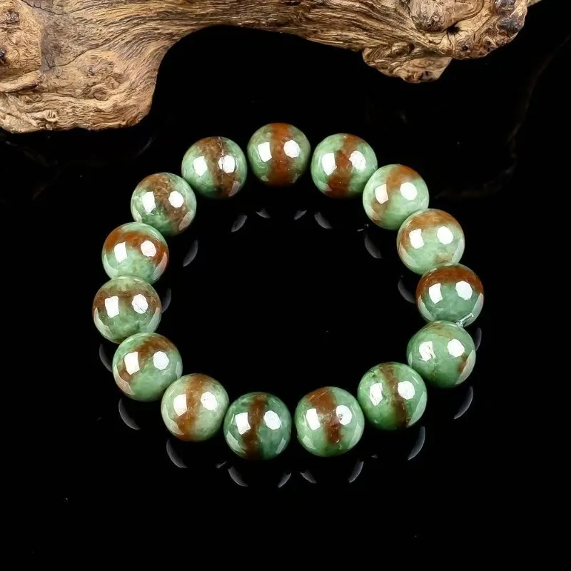 Natural Emerald Floating Red Bracelet 13MM Beads Bangle Fashion Talismans Vintage Amulet Carved Accessories Charm Gifts Women
Natural Emerald Floating Red Bracelet 13MM Beads Bangle Fashion Talismans Vintage Amulet Carved Accessories Charm Gifts Women