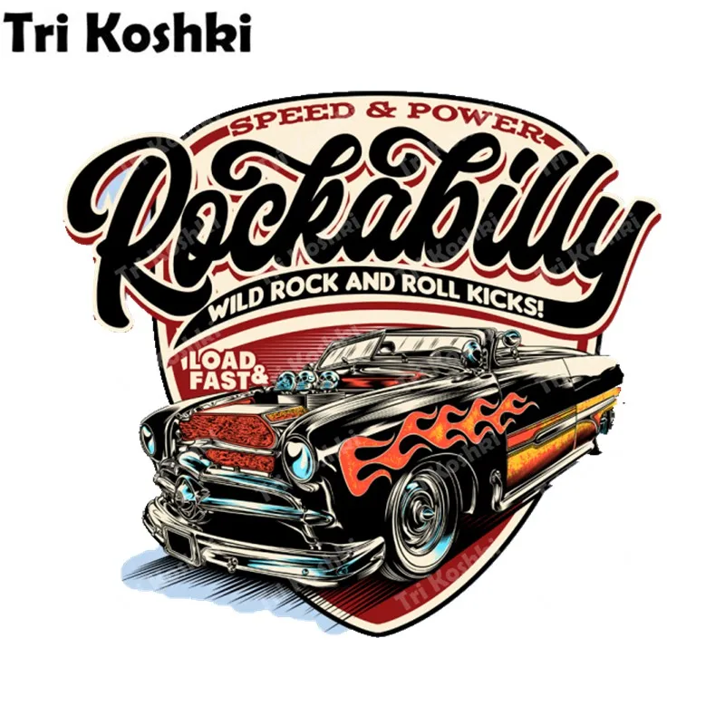Tri Koshki KCS726 Rockabilly Speed Power Wild Rock Car Sticker PVC Decals Motorcycle Sticker on Car Bumper Laptop Wall
Tri Koshki KCS726 Rockabilly Speed Power Wild Rock Car Sticker PVC Decals Motorcycle Sticker on Car Bumper Laptop Wall