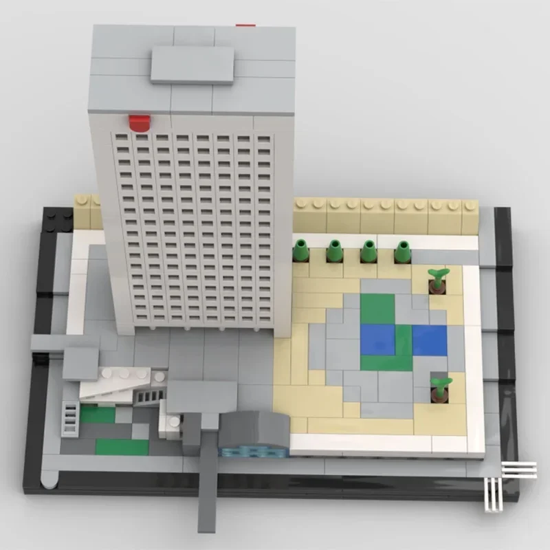 772pcs MOC Union Bank Plaza Architectureed Model Building Blocks Architecture Assembly DIY Creative Idea Display Brick Gift Home
772pcs MOC Union Bank Plaza Architectureed Model Building Blocks Architecture Assembly DIY Creative Idea Display Brick Gift Home