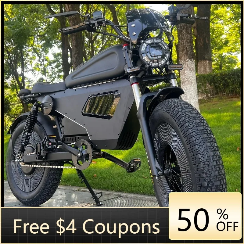 Rs 3000W American version 60V50AH brushed motor 60V heavy duty electric off-road vehicle 20 inches black wide tire sports
Rs 3000W American version 60V50AH brushed motor 60V heavy duty electric off-road vehicle 20 inches black wide tire sports