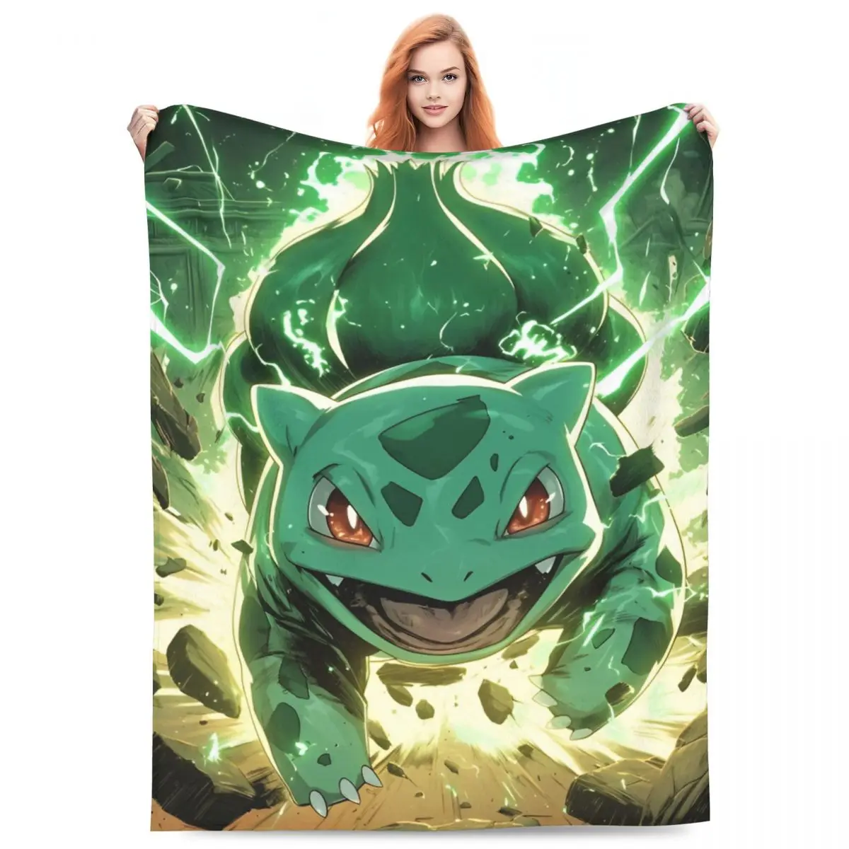 Крутое флисовое одеяло с героями мультфильмов Bulbasaur, новинка, одеяла с покемонами для кровати, дивана, дивана, покрывало 200x150 см
Крутое флисовое одеяло с героями мультфильмов Bulbasaur, новинка, одеяла с покемонами для кровати, дивана, дивана, покрывало 200x150 см