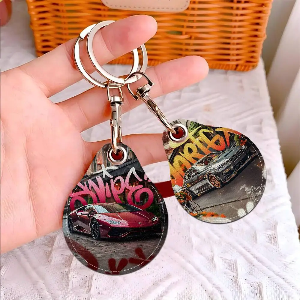 Стильный брелок-картхолдер из ПУ кожи для ключей и пропусков в машину, с кольцом для ключей
Стильный брелок-картхолдер из ПУ кожи для ключей и пропусков в машину, с кольцом для ключей