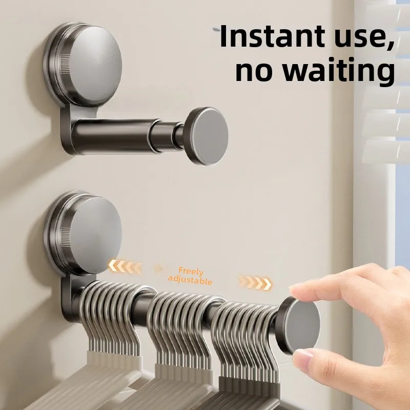 Balcony Clothes Hanger Storage Magic Tool No Drilling Multi Function Hook Retractable Clothes Hanger Wall Mounted elf
Balcony Clothes Hanger Storage Magic Tool No Drilling Multi Function Hook Retractable Clothes Hanger Wall Mounted elf