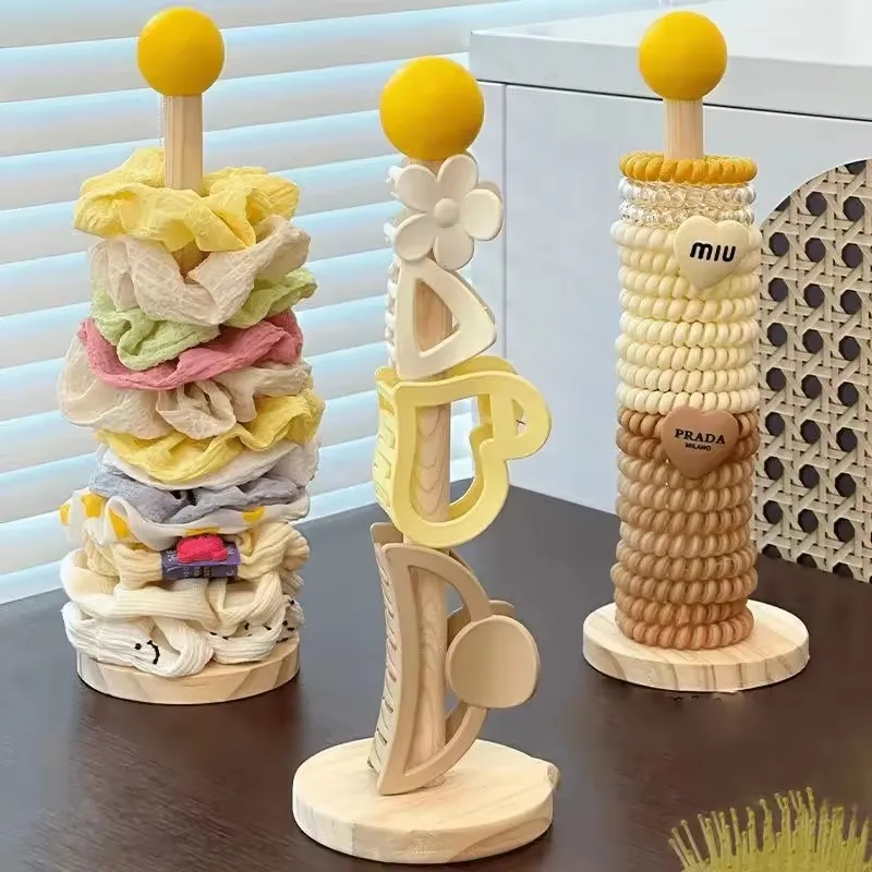 Vertical Large Intestine Hair Ring Holder Wood Tabletop Display Stand For Watches Bracelets Scrunchies Hair Bands Display Rack
Vertical Large Intestine Hair Ring Holder Wood Tabletop Display Stand For Watches Bracelets Scrunchies Hair Bands Display Rack
