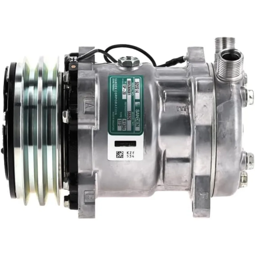 A/C Compressor OEM Sanden SD5H14 for Case-IH 2130, NT, PANTHER, WL, WT, XL/Kenworth K100, K100E, K130, K150, T2000, T300, T370,
A/C Compressor OEM Sanden SD5H14 for Case-IH 2130, NT, PANTHER, WL, WT, XL/Kenworth K100, K100E, K130, K150, T2000, T300, T370,