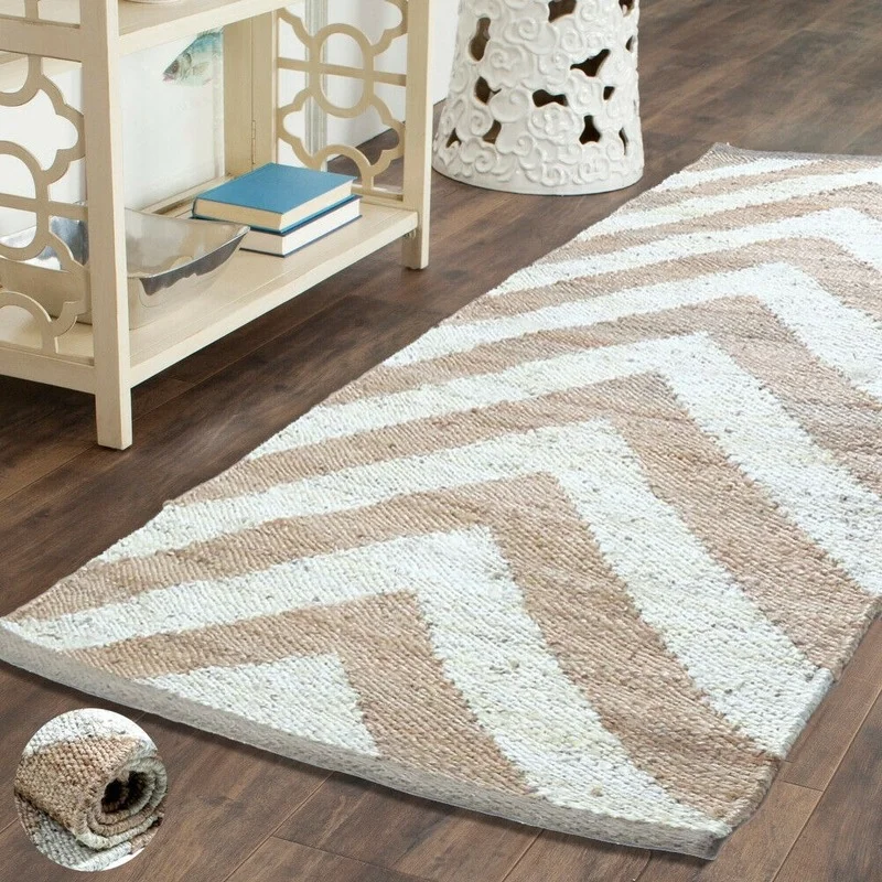 Jute Braided Style Rectangle Rugs, 100% Natural, Reversible, Modern Carpet and Rugs for Home, Living Room
Jute Braided Style Rectangle Rugs, 100% Natural, Reversible, Modern Carpet and Rugs for Home, Living Room