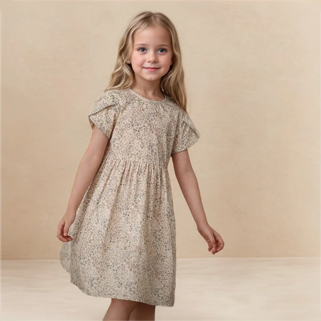 Girls Casual Dresses New Summer Short Sleeve Kids Baby Flowers Print Costumes Floral Party Birthday Princess Vestidos 3-16Y
Girls Casual Dresses New Summer Short Sleeve Kids Baby Flowers Print Costumes Floral Party Birthday Princess Vestidos 3-16Y