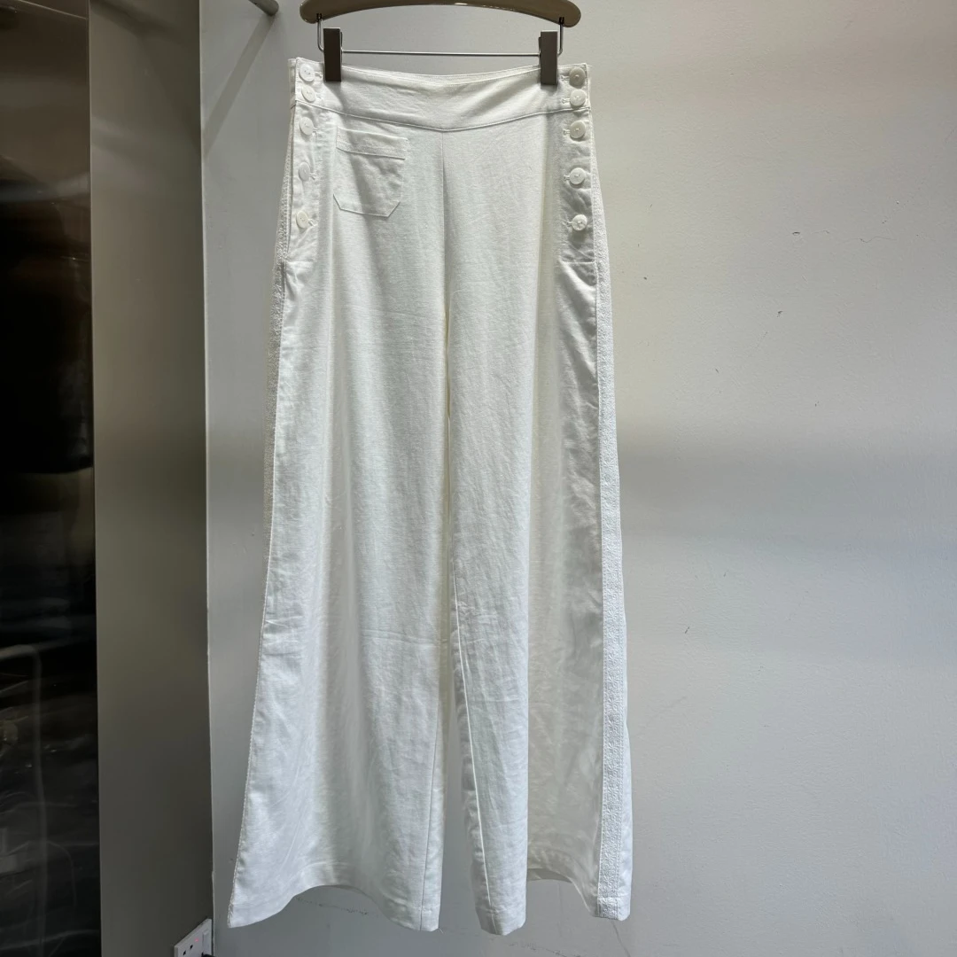 New Summer Style Elegant High-end Fashionable and Versatile Slim Lace Straight Trousers
New Summer Style Elegant High-end Fashionable and Versatile Slim Lace Straight Trousers