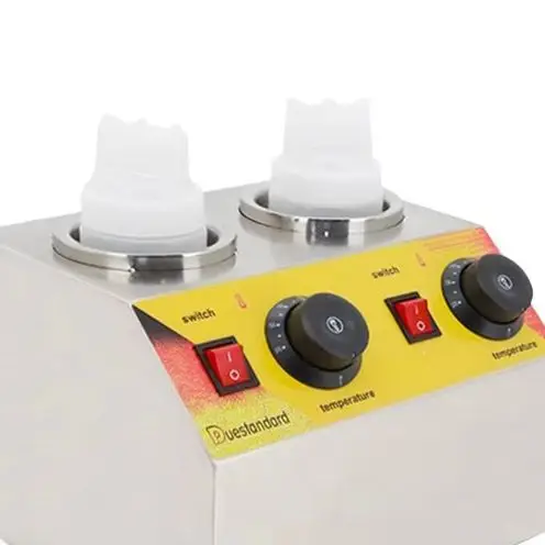 Электрический подогреватель для соусов из нержавеющей стали для шоколада и сыра
Электрический подогреватель для соусов из нержавеющей стали для шоколада и сыра