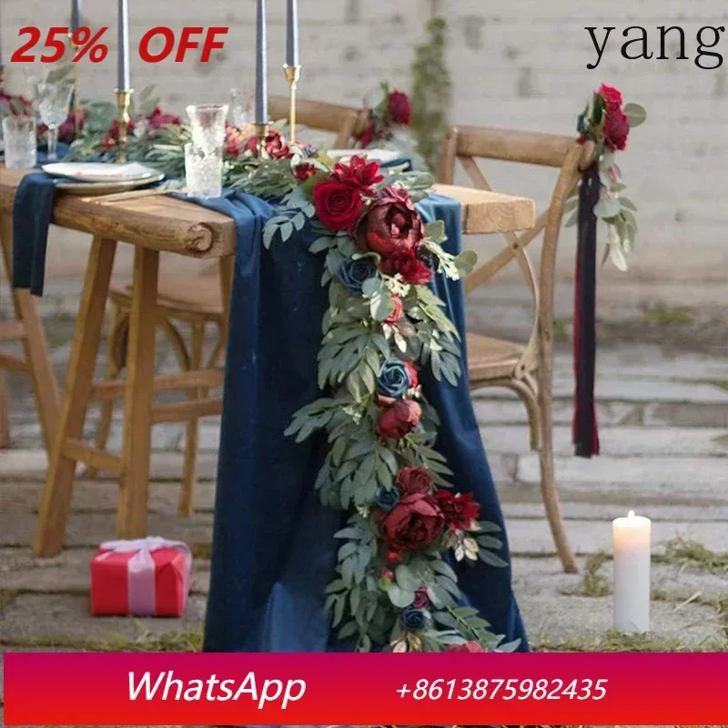 6FT Artificial Eucalyptus Garland Runner with Flowers Wedding Table Garland Centerpieces Rehearsal For Dinner Bridal Shower
6FT Artificial Eucalyptus Garland Runner with Flowers Wedding Table Garland Centerpieces Rehearsal For Dinner Bridal Shower