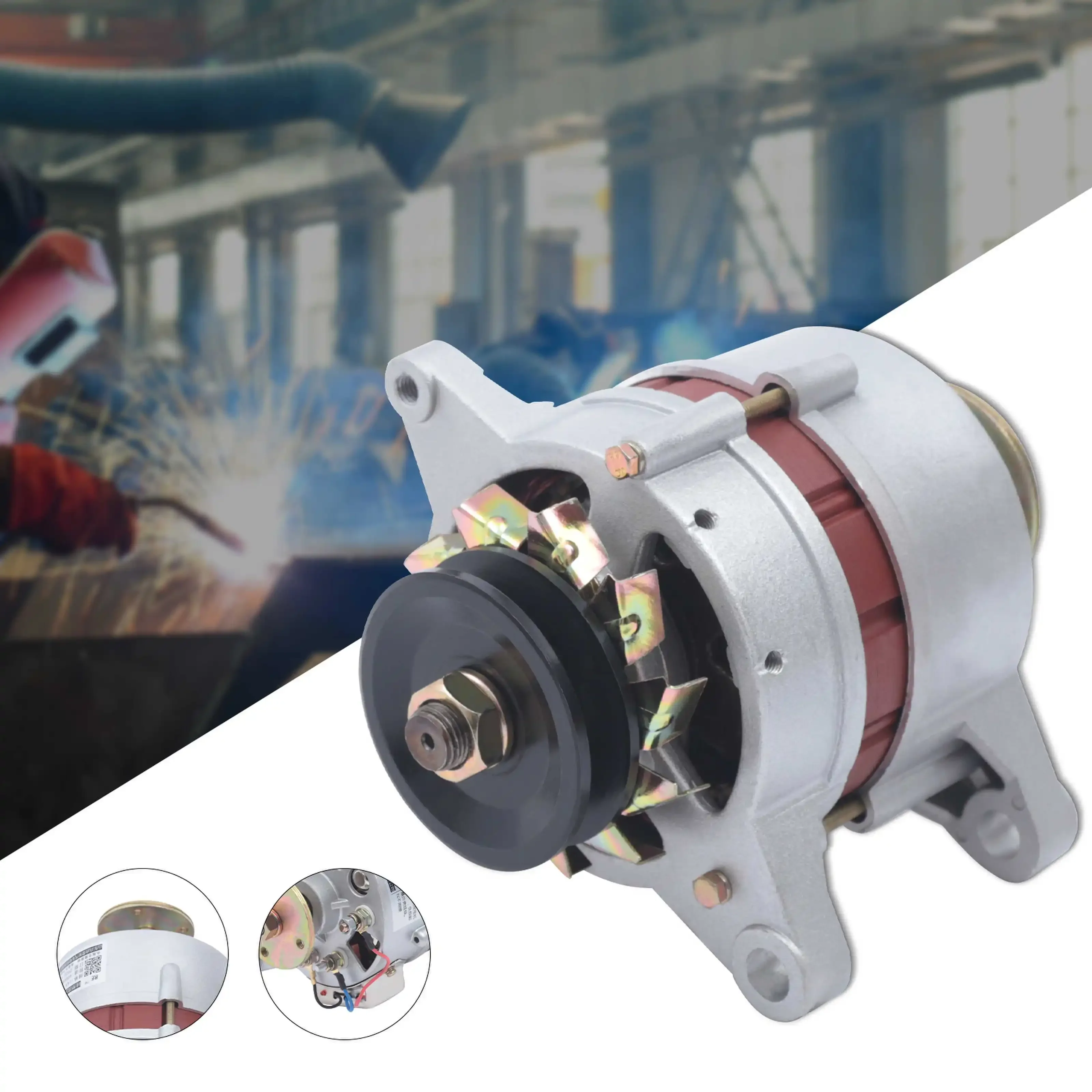 Permanent Magnet Synchronous Generator, 1500W AC12V Low RPM AC Charging PMA Copper Magnet Synchronous Generator 
Permanent Magnet Synchronous Generator, 1500W AC12V Low RPM AC Charging PMA Copper Magnet Synchronous Generator