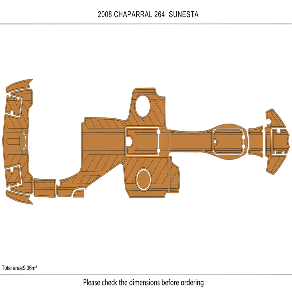 2008 CHAPARRAL 264 SUNESTA Cockpit Swim platform bow 1/4"6mm EVA foam floor
2008 CHAPARRAL 264 SUNESTA Cockpit Swim platform bow 1/4"6mm EVA foam floor