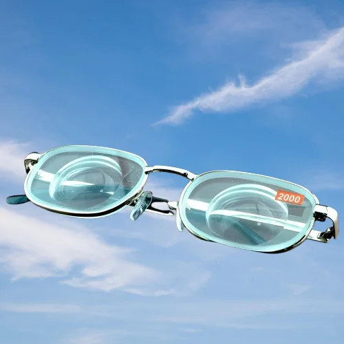 Clara Vida Full Rim Gold Mineral Glass Material Super Thin High Myopia Myopic Myodisc Glasses Vision Aid For Extreme Myopic -20D
Clara Vida Full Rim Gold Mineral Glass Material Super Thin High Myopia Myopic Myodisc Glasses Vision Aid For Extreme Myopic -20D