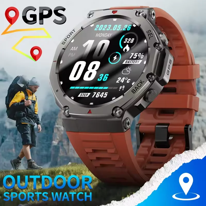 T-Rex 3 Built-in Dual-band GPS Smart Watch Men Smartwatch Compass Altimeter Barometric 5ATM IP69K Waterproof AMOLED HD Watches
T-Rex 3 Built-in Dual-band GPS Smart Watch Men Smartwatch Compass Altimeter Barometric 5ATM IP69K Waterproof AMOLED HD Watches