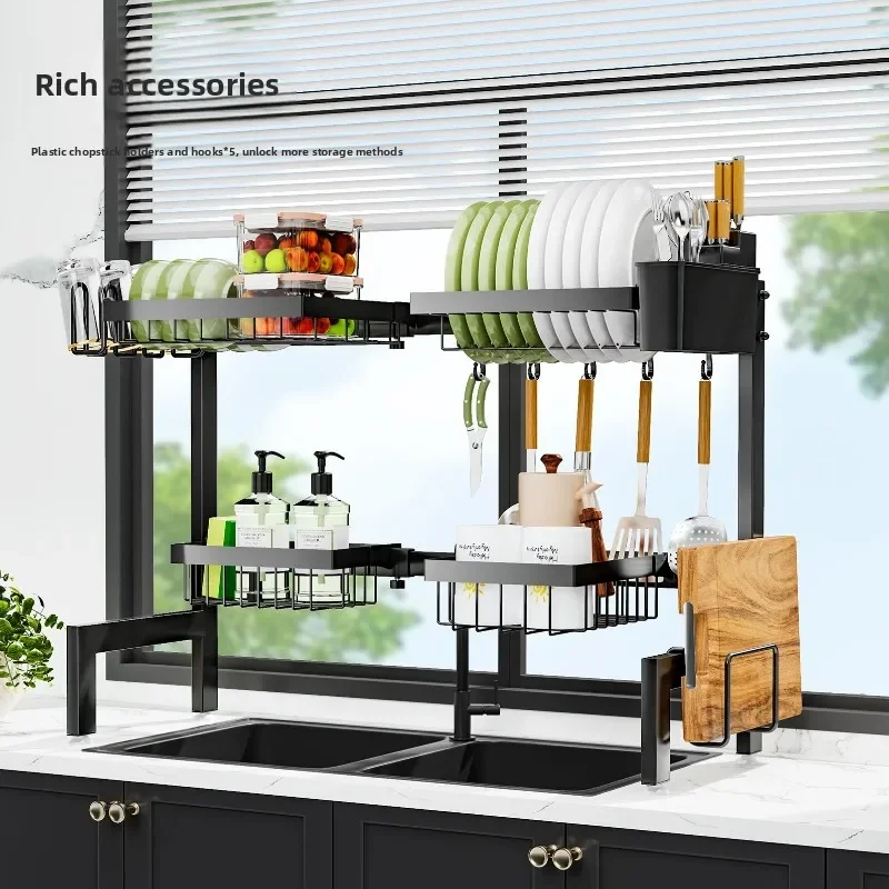 Kitchen Shelf Sink Bowl Rack Tableware Drain Rack Multifunctional Household Dishwasher Kitchen Utensils Dish Storage Rack
Kitchen Shelf Sink Bowl Rack Tableware Drain Rack Multifunctional Household Dishwasher Kitchen Utensils Dish Storage Rack