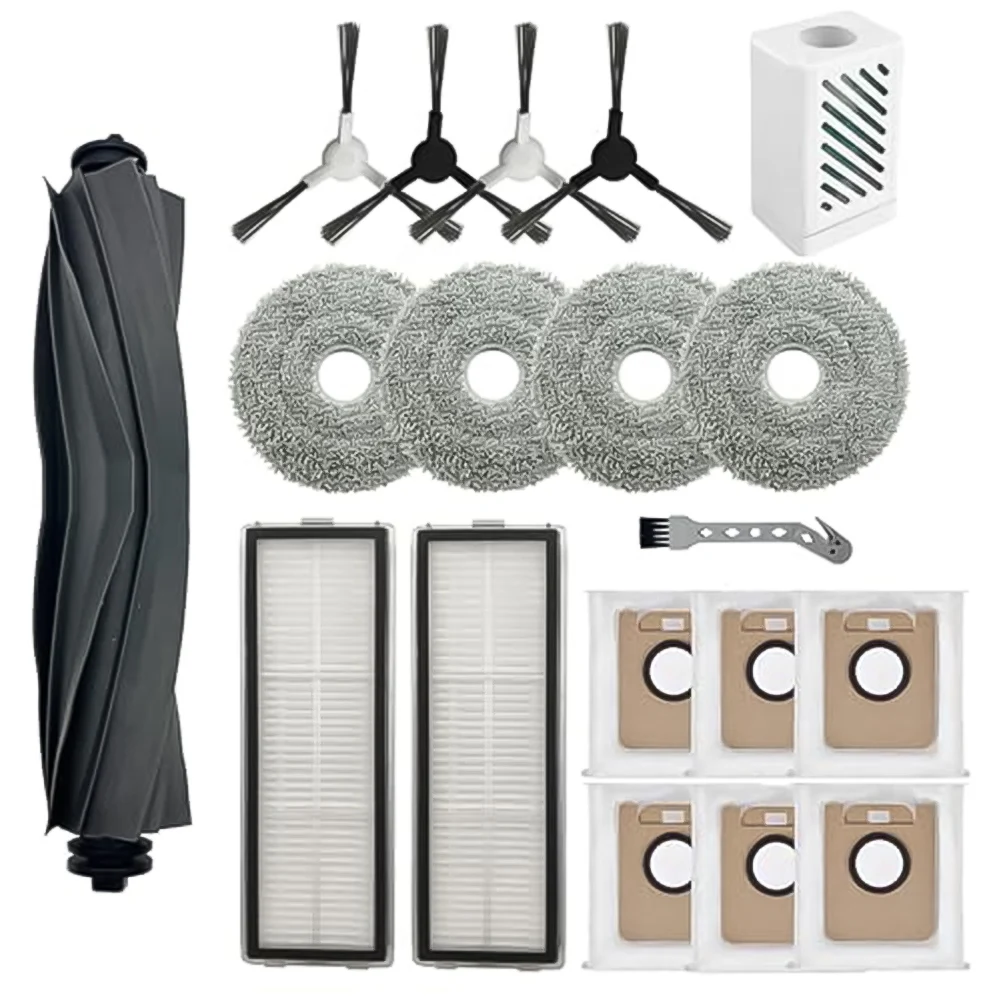 For L10 Ultra L10s Pro Gen 2 X10 Plus Vacuum Parts Kit Main Brush Mop Pads Dust Bag Side Brush Filter Cleaning Tool Accessories
For L10 Ultra L10s Pro Gen 2 X10 Plus Vacuum Parts Kit Main Brush Mop Pads Dust Bag Side Brush Filter Cleaning Tool Accessories