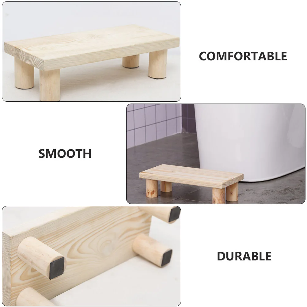 1Pcs Wood Footstool Household Kid Stool Wood Color Stackable Stable Bathroom Footstool Anti-Skid Raised Stool Shock Resistant
1Pcs Wood Footstool Household Kid Stool Wood Color Stackable Stable Bathroom Footstool Anti-Skid Raised Stool Shock Resistant