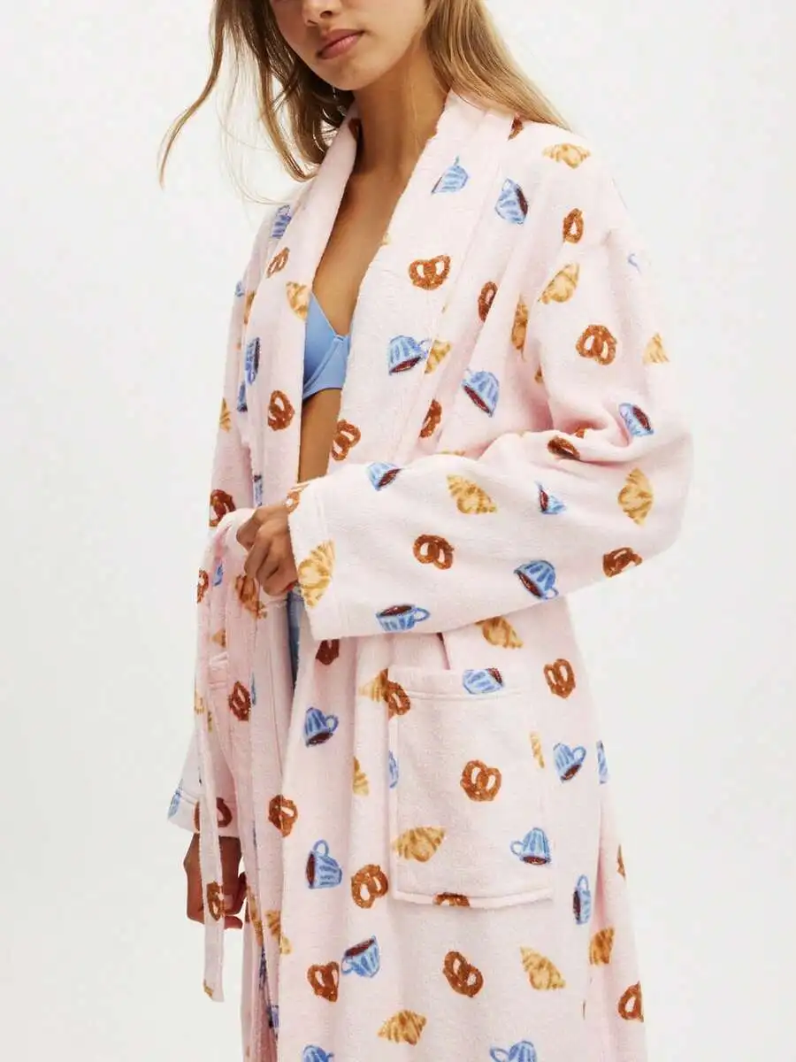 Women Fluffy Fuzzy Cozy Warm Lightweight Bathrobe With Belt Shawl Collar Pockets Towel Robe Loungewear
Women Fluffy Fuzzy Cozy Warm Lightweight Bathrobe With Belt Shawl Collar Pockets Towel Robe Loungewear