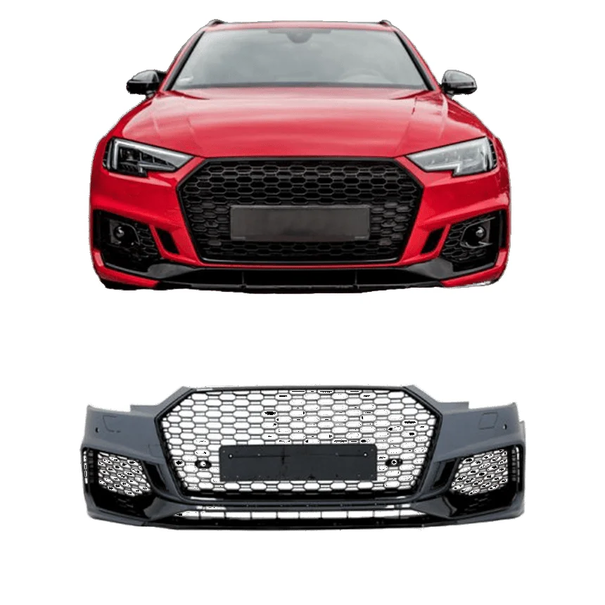Factory Car bodykit A4 B9 S4 Sline Front Bumper kit RS4 Style Look Body kits for Audi A4 B9 S4 2016 2017 2018 2019 US warehouse
Factory Car bodykit A4 B9 S4 Sline Front Bumper kit RS4 Style Look Body kits for Audi A4 B9 S4 2016 2017 2018 2019 US warehouse