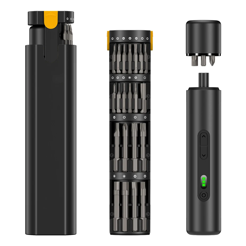 35 In 1 Cordless Electric Screwdriver Set 5N.m Torque USB Rechargeable Power Tool Kit 1500mAh for DIY Home Repair High-Torque
35 In 1 Cordless Electric Screwdriver Set 5N.m Torque USB Rechargeable Power Tool Kit 1500mAh for DIY Home Repair High-Torque