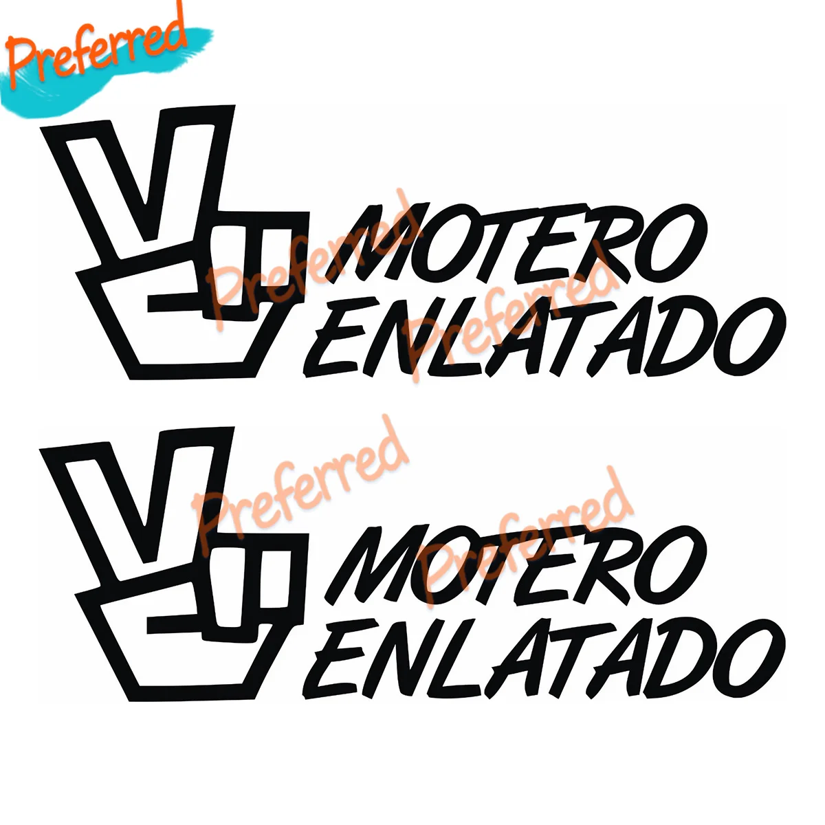 2 X MOTERO ENLATADO Sticker Vinilo Escoge Color Y Tamaño Pegatina Coche Moto Decal Customizable in Any Size No Background
2 X MOTERO ENLATADO Sticker Vinilo Escoge Color Y Tamaño Pegatina Coche Moto Decal Customizable in Any Size No Background