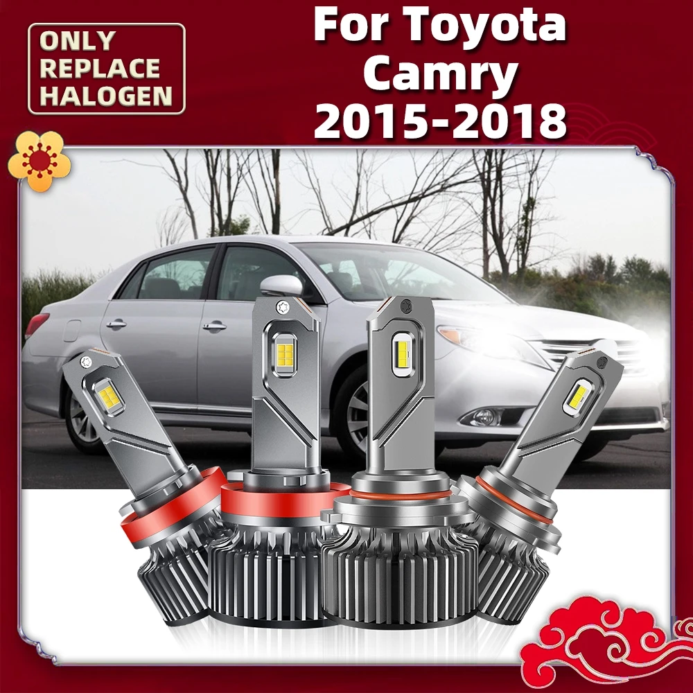 Super Bright LED Headlights CSP Bulbs 24000LM High Low Beam 12V Car Accessories For Toyota Camry Vehicles 2015 2016 2017 2018
Super Bright LED Headlights CSP Bulbs 24000LM High Low Beam 12V Car Accessories For Toyota Camry Vehicles 2015 2016 2017 2018