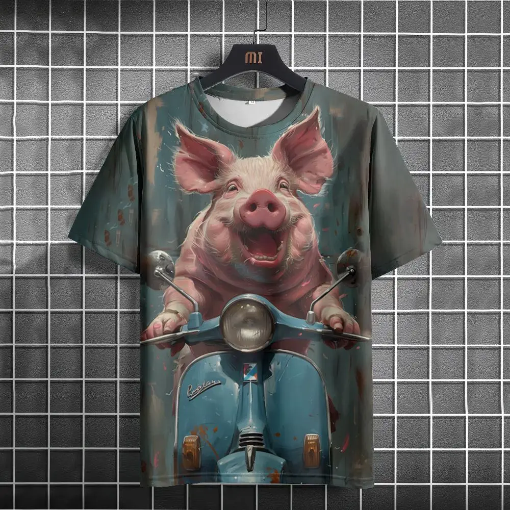 Funny Animal Men's T-Shirt 3D Printed T-Shirt Casual Loose Short Sleeved T-Shirts Oversized Men Clothing Tops Outdoor Streetwear
Funny Animal Men's T-Shirt 3D Printed T-Shirt Casual Loose Short Sleeved T-Shirts Oversized Men Clothing Tops Outdoor Streetwear