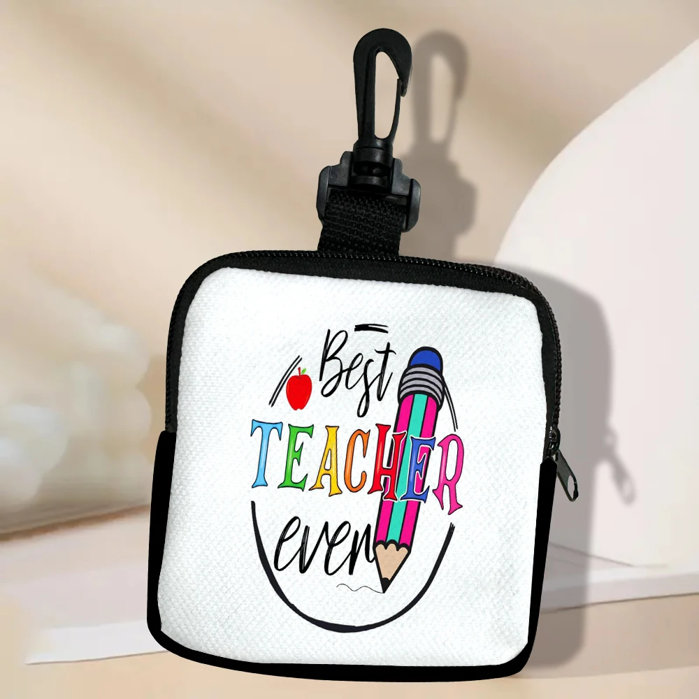 Best Teacher Ever Prints Mini Coin Purse Square Sundries Pouch Portable Zipper Earphone Lipstick Storage Bag 7.18
Best Teacher Ever Prints Mini Coin Purse Square Sundries Pouch Portable Zipper Earphone Lipstick Storage Bag 7.18