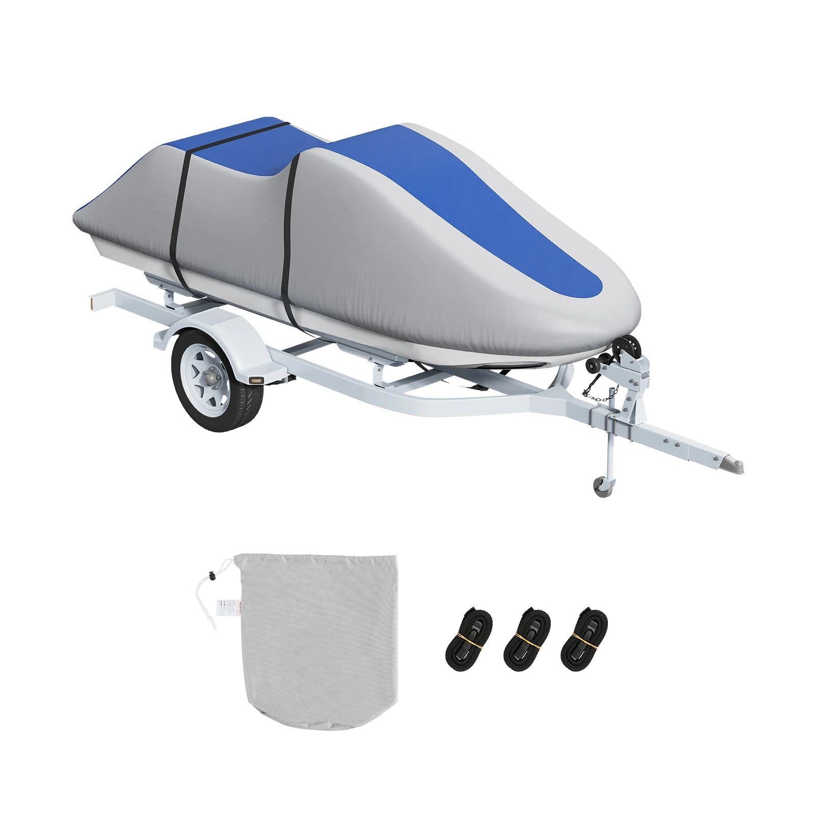 SucceBuy Jet Ski Cover 126"-135" Trailerable Waterproof PWC Cover Heavy-duty 600D Marine Grade PU Oxford Fabric Watercraft Cover
SucceBuy Jet Ski Cover 126"-135" Trailerable Waterproof PWC Cover Heavy-duty 600D Marine Grade PU Oxford Fabric Watercraft Cover