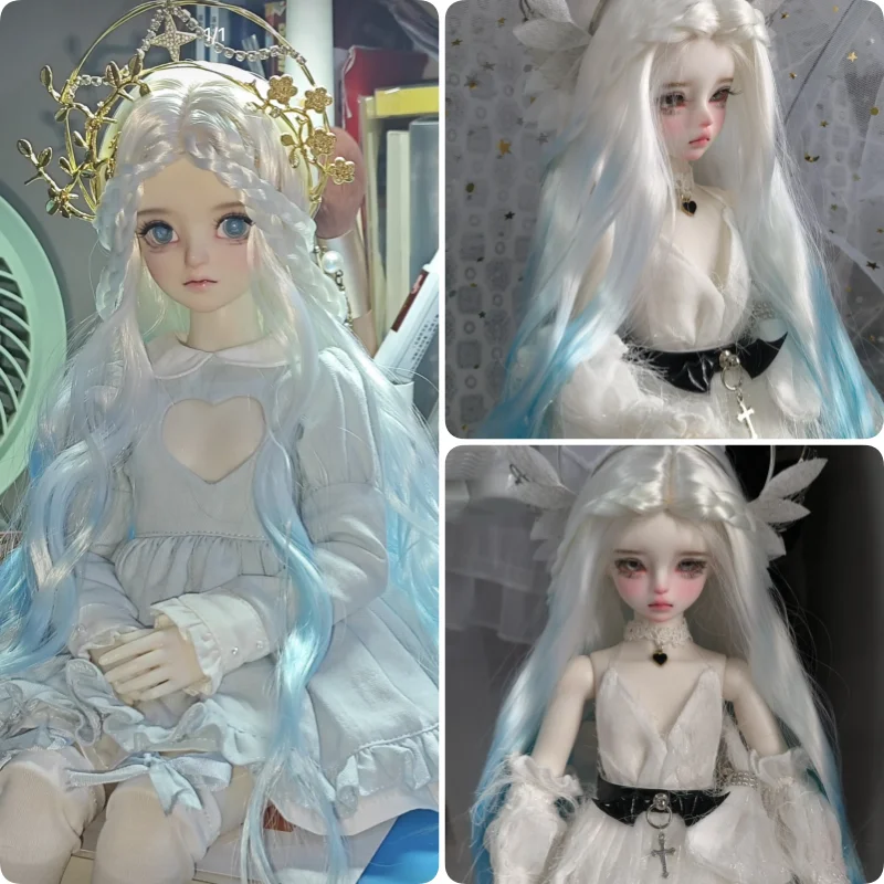 1/3 1/4 1/6 BJD Doll Wig Long Curly Hair for Ball Jointed Dolls Replacement Wig Doll Accessories
1/3 1/4 1/6 BJD Doll Wig Long Curly Hair for Ball Jointed Dolls Replacement Wig Doll Accessories