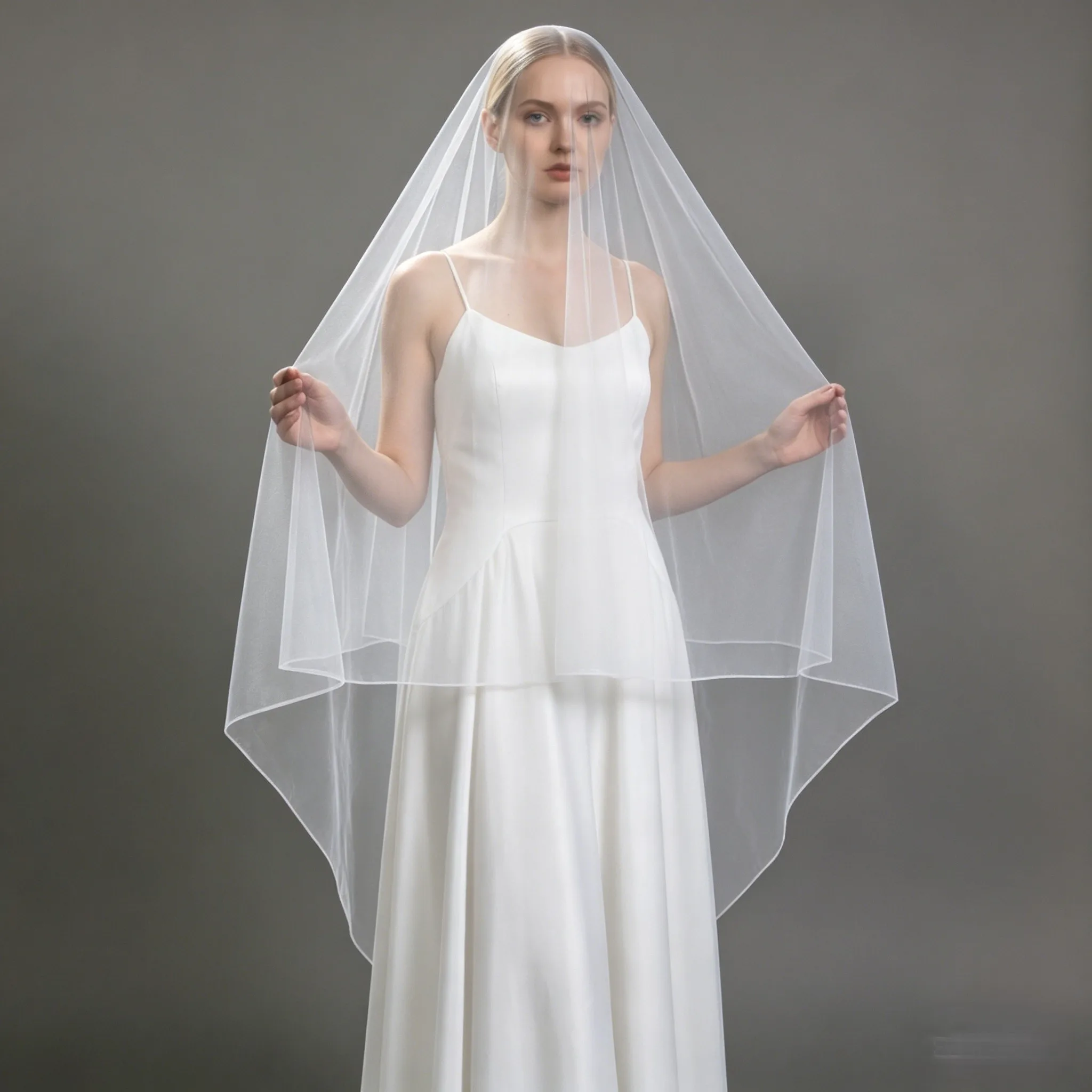 3M Long Wedding Veil Simple Soft Tulle Bridal Veils Cathedral Length Plain White Headpiece Scarf Women Marriage Accessories G84
3M Long Wedding Veil Simple Soft Tulle Bridal Veils Cathedral Length Plain White Headpiece Scarf Women Marriage Accessories G84